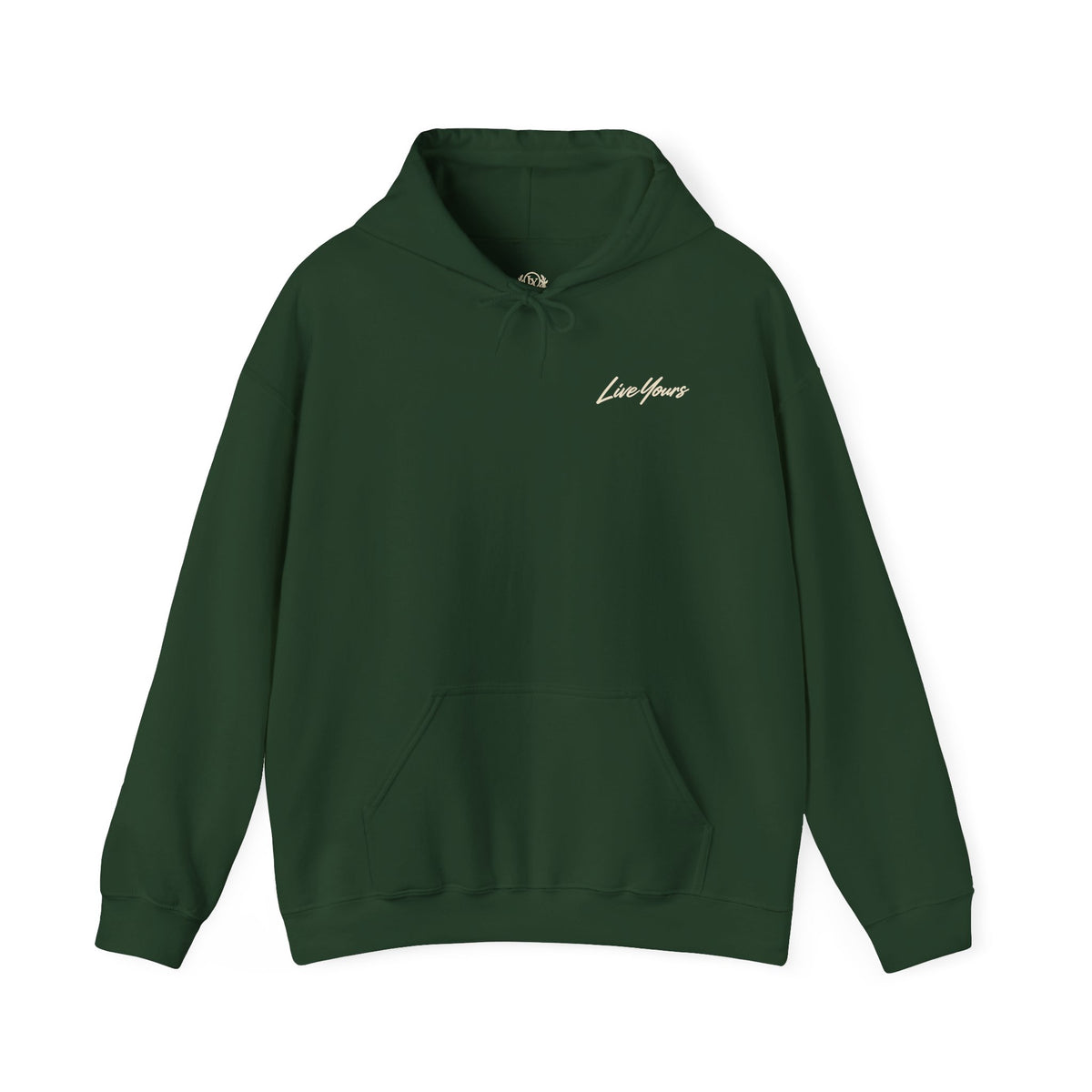 Live Yours Signature Globe Hoodie – Unisex Pullover Sweatshirt