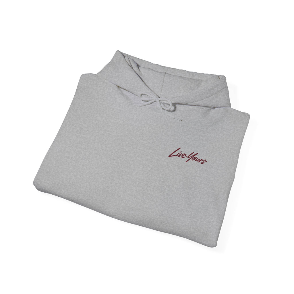 Live Yours Signature Globe Hoodie – Unisex Pullover Sweatshirt